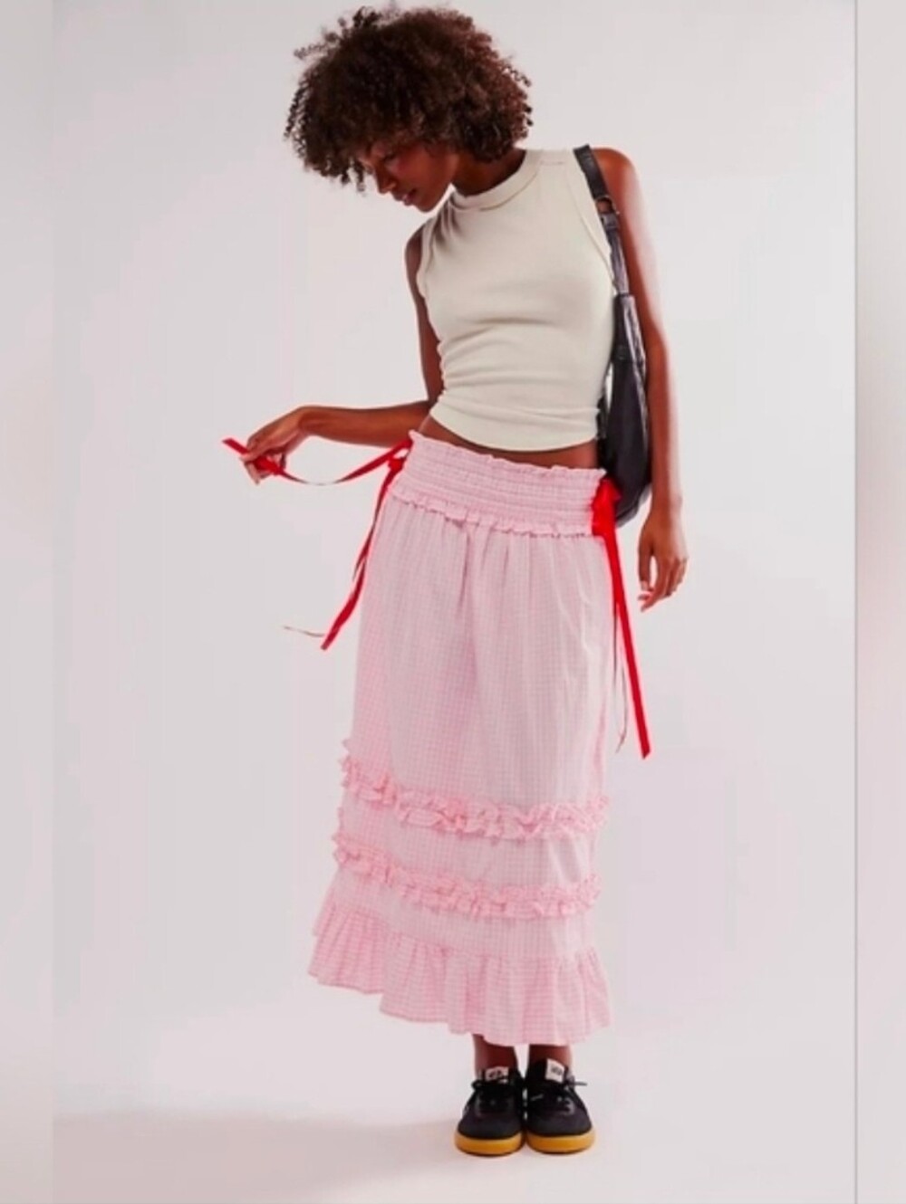 Damson Madder Olivia Ruffle Skirt EU Size 14/ US size 10